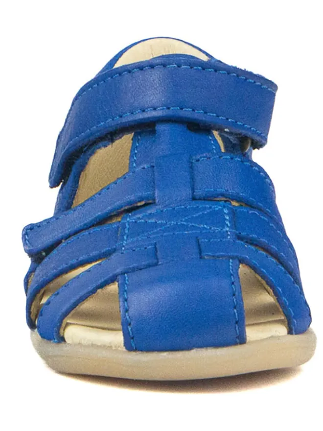 Leder-Halbsandalen in Blau>Rap Discount