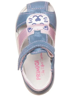 Primigi Sandalen^Leder-Halbsandalen in Blau/ Rosa
