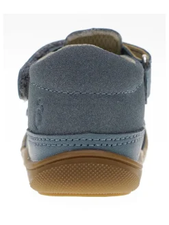 lamino Sandalen·Halbsandalen|Sandalen^Leder-Halbsandalen in Blaugrau