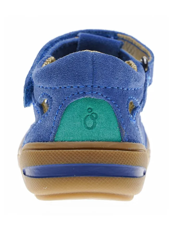 Leder-Halbsandalen in Blau>lamino Clearance
