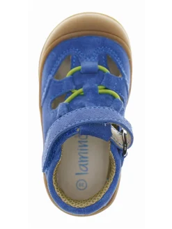 Leder-Halbsandalen in Blau><noscript><img width=