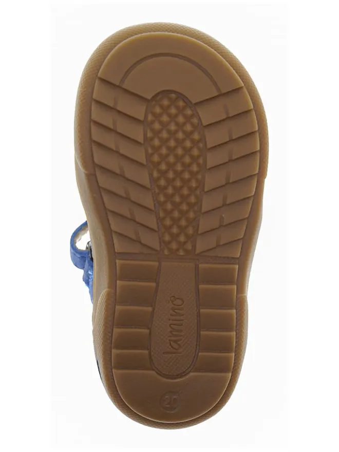 Leder-Halbsandalen in Blau>lamino Clearance