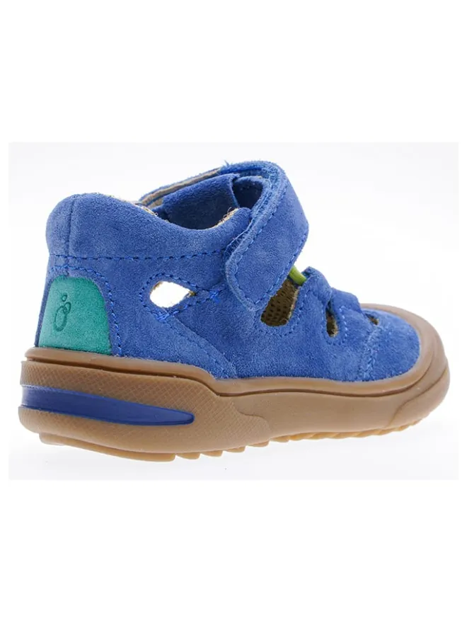 Leder-Halbsandalen in Blau>lamino Clearance