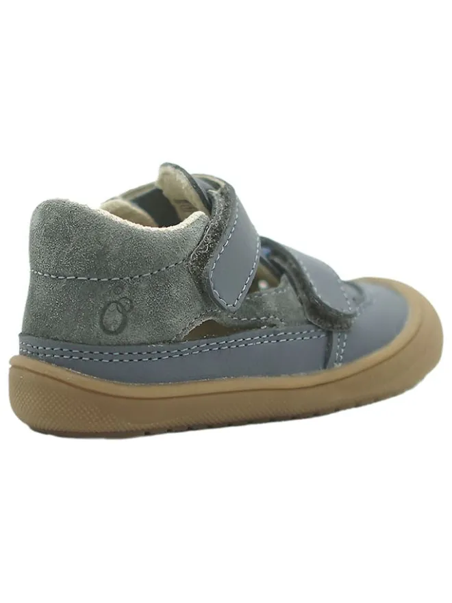 Leder-Halbsandalen in Blau>lamino Best