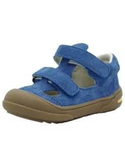 Leder-Halbsandalen in Blau>lamino Best