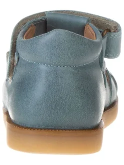 POM POM Sandalen·Halbsandalen^Leder-Halbsandalen in Blau