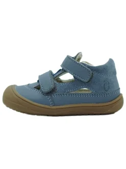 Leder-Halbsandalen in Blau>lamino New