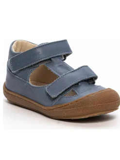 Naturino Sandalen^Leder-Halbsandalen in Blau