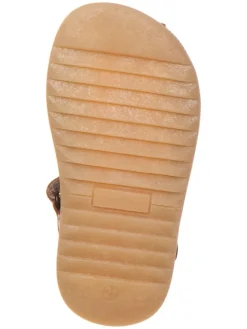 Leder-Halbsandalen in Braun><noscript><img width=