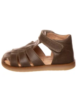 Leder-Halbsandalen in Braun>POM POM Discount