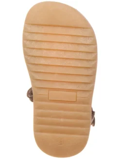 Leder-Halbsandalen in Braun><noscript><img width=
