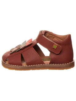 El Naturalista Sandalen^Leder-Halbsandalen in Braun
