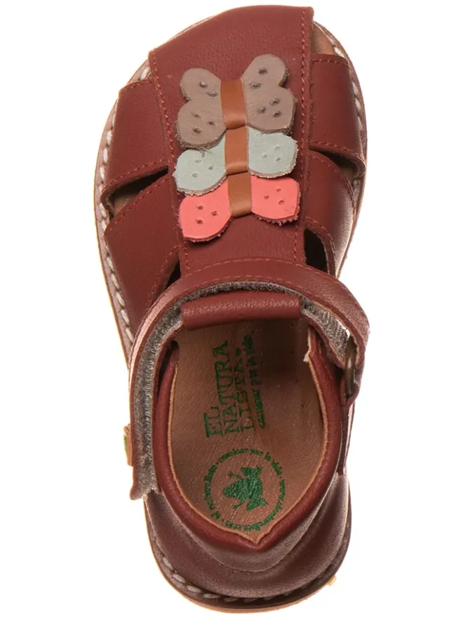El Naturalista Sandalen^Leder-Halbsandalen in Braun