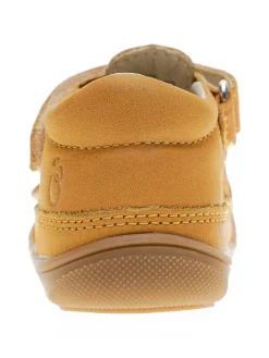 Leder-Halbsandalen in Camel><noscript><img width=