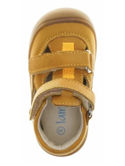 Leder-Halbsandalen in Camel><noscript><img width=