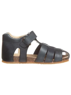Naturino Sandalen^Leder-Halbsandalen in Dunkelblau
