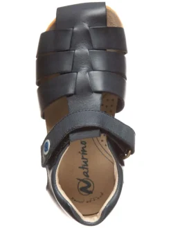 Naturino Sandalen^Leder-Halbsandalen in Dunkelblau