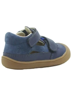 lamino Sandalen|Sandalen·Halbsandalen^Leder-Halbsandalen in Dunkelblau