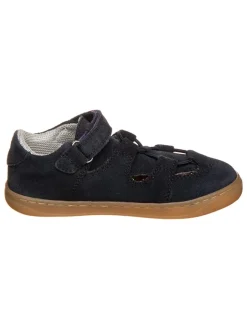 Leder-Halbsandalen in Dunkelblau>Richter Shoes New