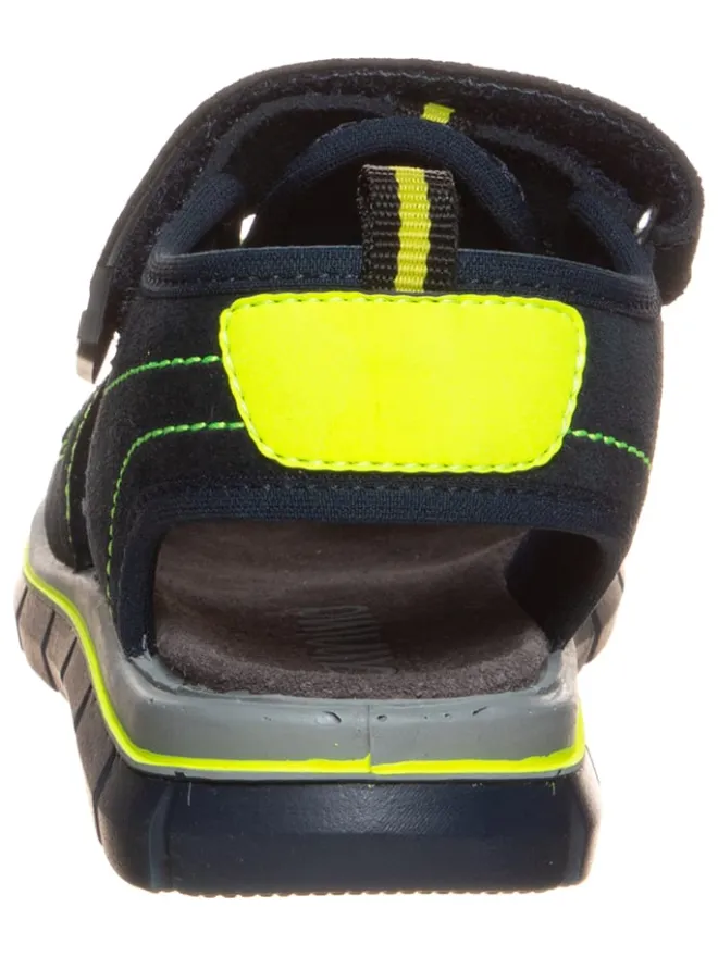 lamino Sandalen·Halbsandalen^Leder-Halbsandalen in Dunkelblau