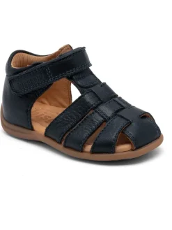bisgaard Sandalen|Sandalen·Halbsandalen^Leder-Halbsandalen in Dunkelblau