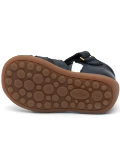 bisgaard Sandalen|Sandalen·Halbsandalen^Leder-Halbsandalen in Dunkelblau