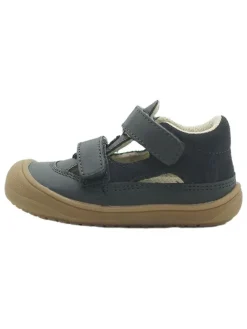 lamino Sandalen|Sandalen·Halbsandalen^Leder-Halbsandalen in Dunkelblau