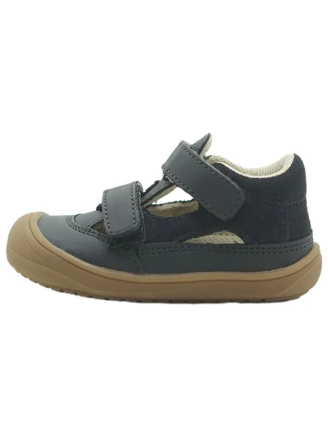 lamino Sandalen|Sandalen·Halbsandalen^Leder-Halbsandalen in Dunkelblau