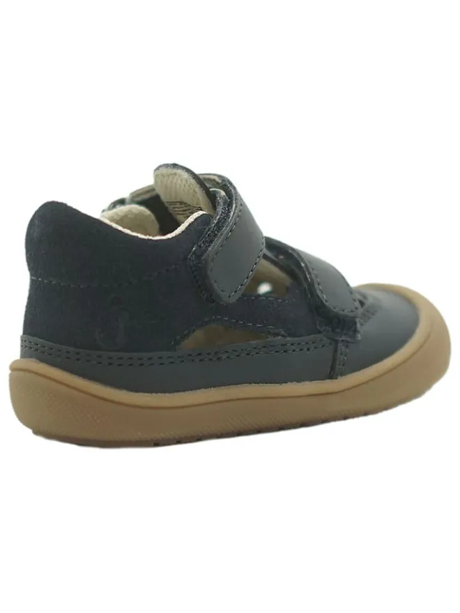 lamino Sandalen|Sandalen·Halbsandalen^Leder-Halbsandalen in Dunkelblau