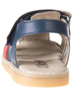 kmins Sandalen^Leder-Halbsandalen in Dunkelblau