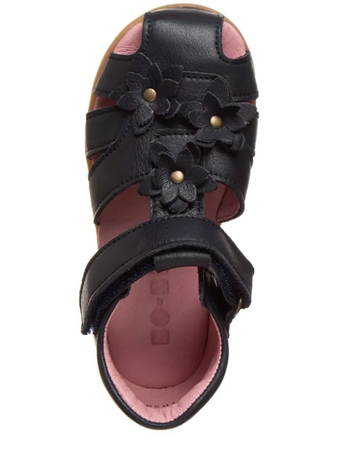 Leder-Halbsandalen in Dunkelblau>BO-BELL Discount