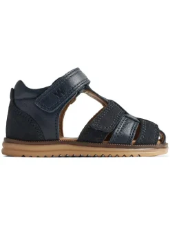 Wheat Sandalen^Leder-Halbsandalen in Dunkelblau