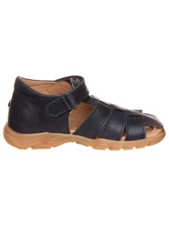 POM POM Sandalen·Halbsandalen^Leder-Halbsandalen in Dunkelblau