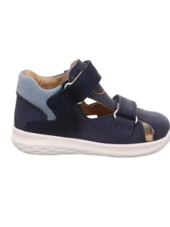 superfit Sandalen^Leder-Halbsandalen in Dunkelblau
