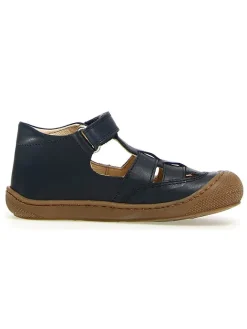 Naturino Sandalen^Leder-Halbsandalen in Dunkelblau