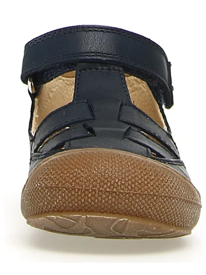 Naturino Sandalen^Leder-Halbsandalen in Dunkelblau