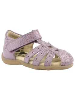 Leder-Halbsandalen in Flieder>Rap Sale