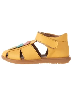 kmins Sandalen·Halbsandalen|Sandalen^Leder-Halbsandalen in Gelb