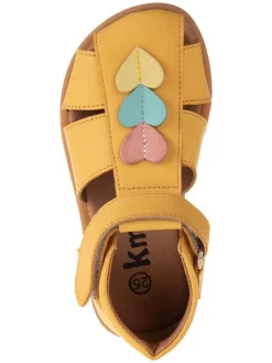 kmins Sandalen·Halbsandalen|Sandalen^Leder-Halbsandalen in Gelb