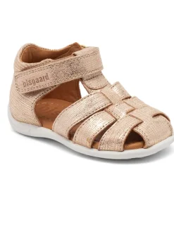 bisgaard Sandalen|Sandalen·Halbsandalen^Leder-Halbsandalen in Gold