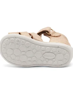 bisgaard Sandalen|Sandalen·Halbsandalen^Leder-Halbsandalen in Gold