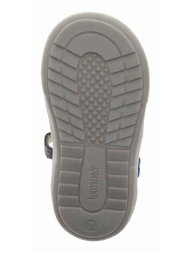 Leder-Halbsandalen in Grau>lamino Hot
