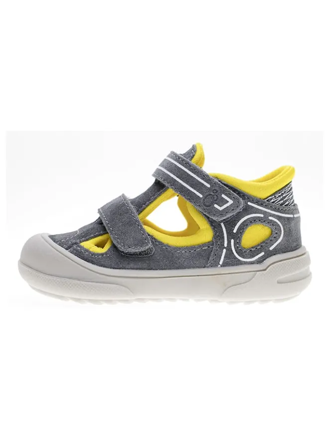 Leder-Halbsandalen in Grau>lamino Online