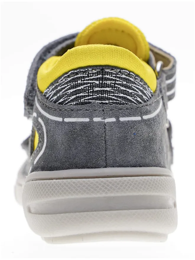 Leder-Halbsandalen in Grau>lamino Online