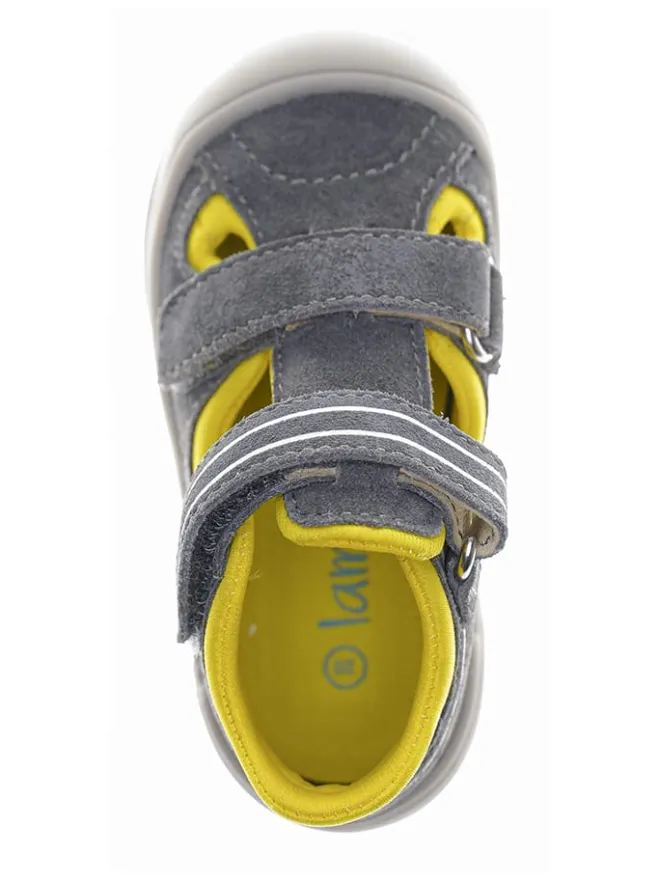 Leder-Halbsandalen in Grau>lamino Online