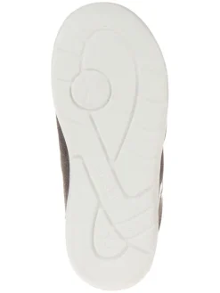 Leder-Halbsandalen in Grau/ Blau><noscript><img width=