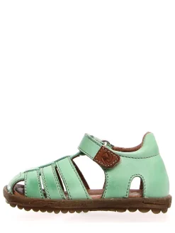 Naturino Sandalen|Sandalen·Halbsandalen^Leder-Halbsandalen in Grün