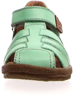 Naturino Sandalen|Sandalen·Halbsandalen^Leder-Halbsandalen in Grün