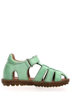 Naturino Sandalen|Sandalen·Halbsandalen^Leder-Halbsandalen in Grün