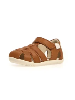 Naturino Sandalen|Sandalen·Halbsandalen^Leder-Halbsandalen in Hellbraun